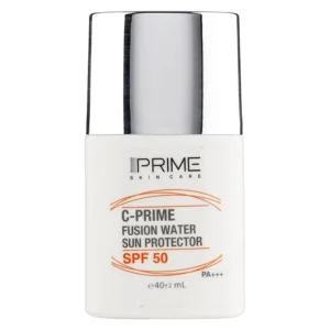 فلوئید ضدآفتاب بی‌رنگ صورت و گردن پرایم مدل C-Prime Fusion Water